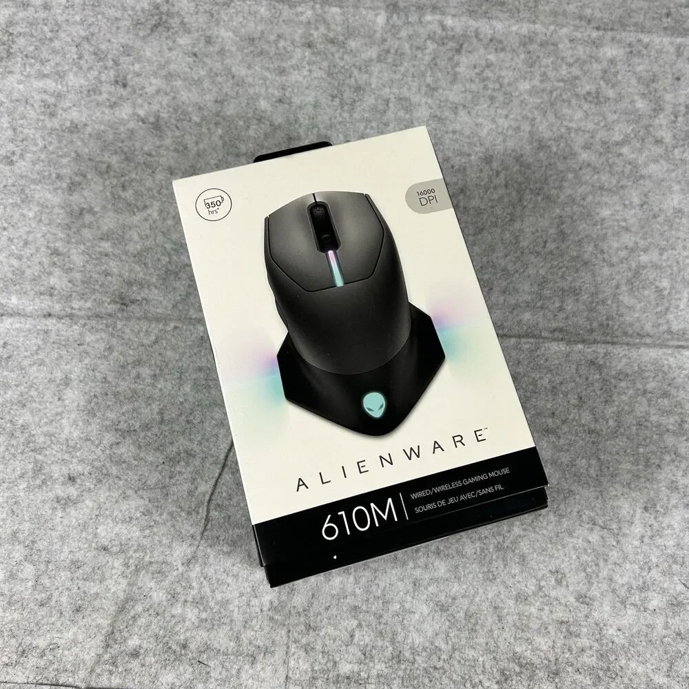 Alienware AW610M Wired/Wireless Gaming Mouse - Dark Side of The Moon